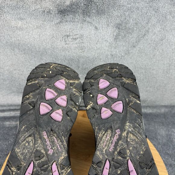 Columbia Newton Ridge Boots Womens 10.5 Brown Leather Hiking Outdoor Waterproof - Picture 9 of 10